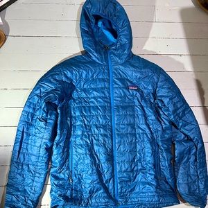 Patagonia Men’s Nano Puff Hoody - Wavy Blue - L